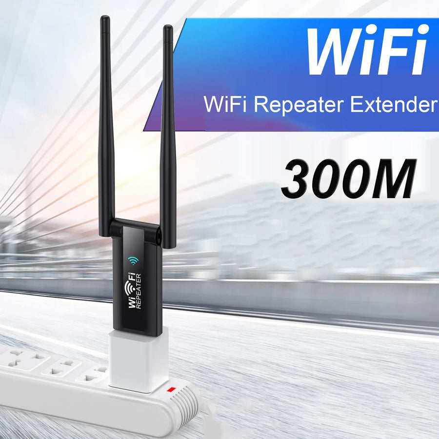 300Mbps Wireless WiFi Repeater Extender & Signal Booster